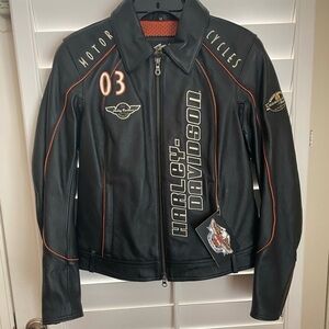 Harley Davidson Women’s Leather Jacket Medium NWT​​​​​​​​